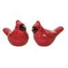 The Bridge Collection 3" Red Cardinal Bird Salt & Pepper