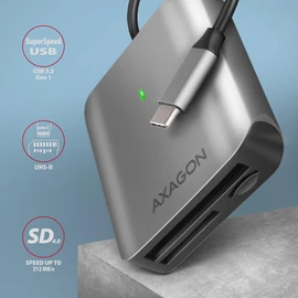 AXAGON CRE-S3C USB 3.2 Gen 1 (3.1 Gen 1) Type-C Grey