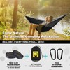 SZHLUX Camping Hammock Double & Single Portable Hammocks with 2