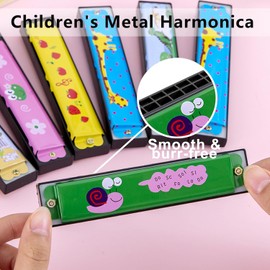 Piucrty Party Bag Children's Birthday Harmonica Children 24 Pieces Party Favours Harmonica Tombola Prizes Give Aways Harmonica Small Items Party Activity Pinata Filling Small Gifts School