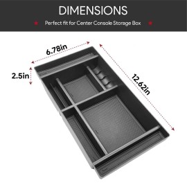Geartronics Center Console Organizer Tray Storage Fits For Chevy Silverado 1500 GMC Sierra