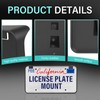 GRUOIZ Quick Install Front License Plate Holder Compatible with 2004-2009
