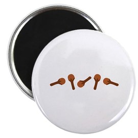 CafePress Clove Cooking Spice Magnets 2.25" Round Magnet, Refrigerator Magnet