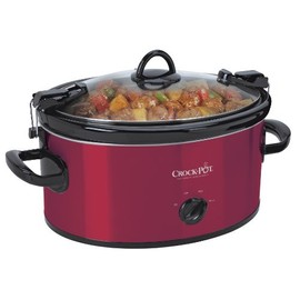 Crock-Pot 6-Quart Cook & Carry Oval Manual Portable Slow Cooker, Red - SCCPVL600-R