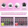 OranSee Kit de Extensiones de Pestañas DIY Volumen, Kit de