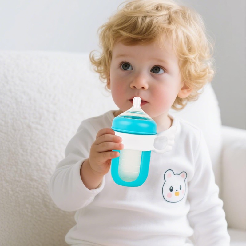 Baby Bottle Handles for Boon Nursh Reusable Silicone Pouch Baby