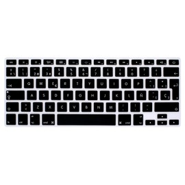 WYGCH Spanish ESP Language Keyboard Cover for MacBook Pro 13" 15" 17" (with or w/Out Retina Display) Silicone Skin for iMac and Air 13",European Version