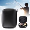 Fishing Reel Cases Cover, PU Leather Hard Fishing Reel Protective