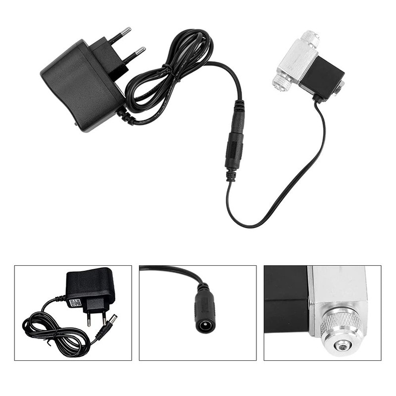 DONGKER CO2 Solenoid Valve CO2 System DC 12V Water Grass