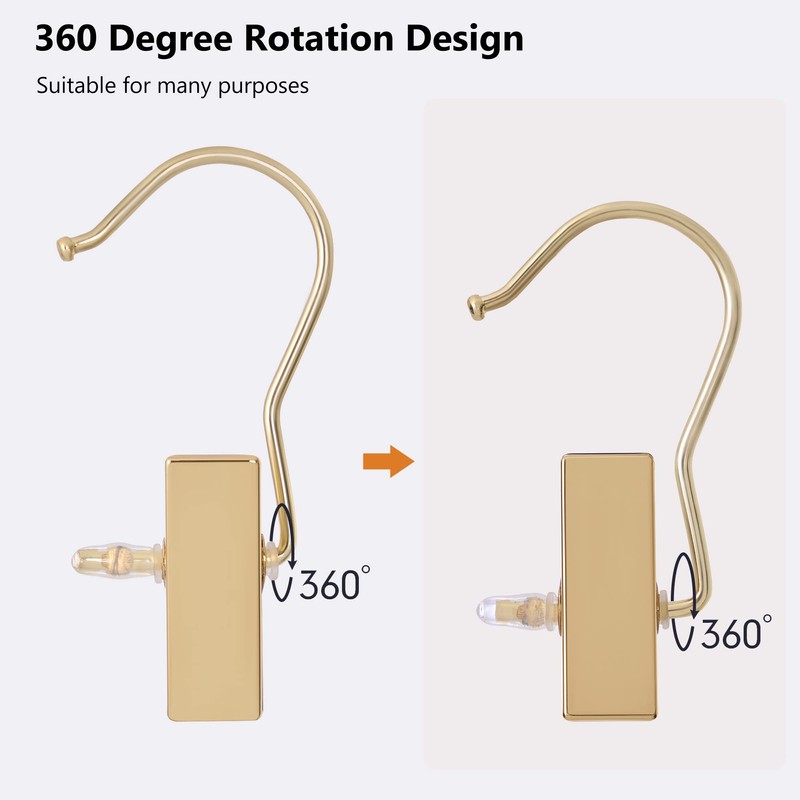 BEWISHOME 50 PCS Boot Hangers for Closet, Laundry Hooks with