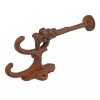 Unbranded Cast Iron Metal Victorian Triple Wall Hook Key Hat