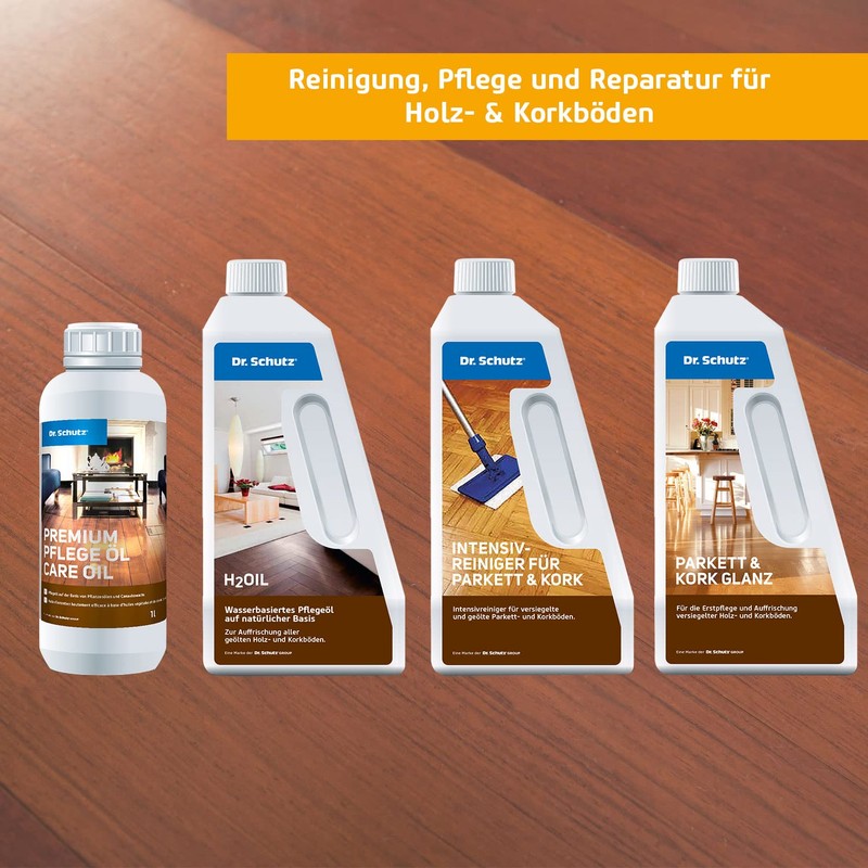 Dr Schutz Care Set for Oiled Wood and Cork Floors