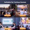 YABER 120 Inch Outdoor Projector Screen, 16:9 Washable and Foldable