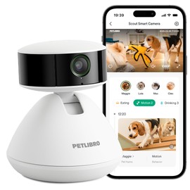 PETLIBRO AI Dog Camera Pet Camera Indoor with Phone App [Multi-Pet Recognition, Daily Activity Analysis & Smart Summaries] Cat Cam 360° View, 1080P Dog Cam Night Vision, 2-Way Audio Home Camera WiFi