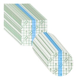 SAIIURV 60 Stück Quadrat Runden Wasserdicht Transparent Bandage, Tattoo Aftercare Wasserdichte Klebebandage, Duschpflaster Wasserfest Tattoo Pflaster Wasserdicht Schwimmende Dusche (60 Stück)