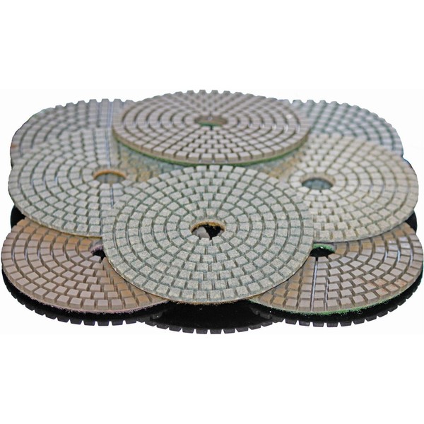 STADEA 4" Diamond Polishing Pads Grit 50 Wet for Granite