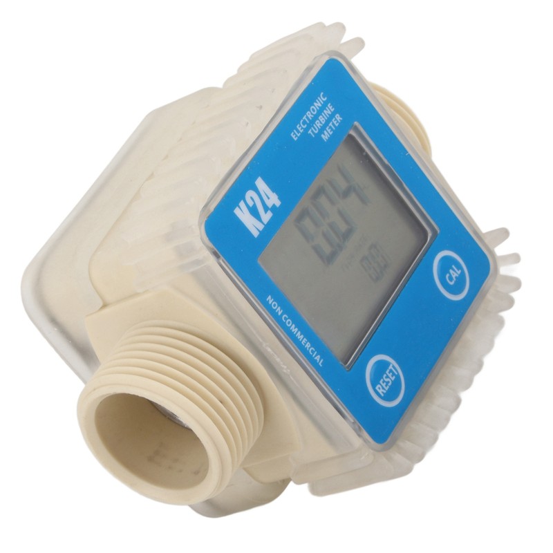 K24 LCD Turbine Digital Diesel Fuel Flow Meter Widely Used