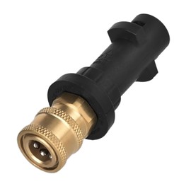 Hochdruckreiniger Pistolen Adapter, 1/4" Messing Schnellkupplung Buchse Kompatibel für Kärcher K-Serie K2, K3, K4, K5, K6, K7 Hochdruckreiniger Schaumkanone Druckreiniger Adapter Zubehör