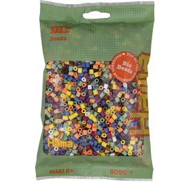 Hama Organic String Beads Colour Mix (197), Pack of 3000