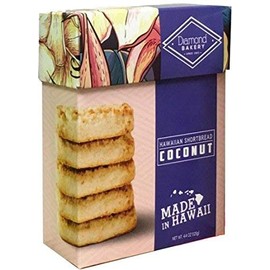 Diamond Bakery Coconut Hawaiian Shortbread Cookies, 4.4 ounce - SET OF 2
