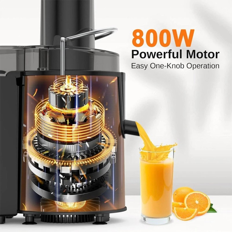 800W Electric Juicer Fruit Vegetable Blender Juice Extractor Citrus Machine