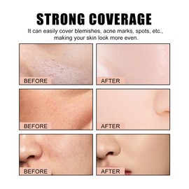 Hydrating Concealer Stick, Full Coverage Spot Concealer & Creamy Corrector for Face, Brightening Eye Concealer for Dark Circles & Blemishes, Nourishing & Lightweight Makeup Concealer (Natural Color)