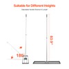 VEVOR Lawn Leveling Rake, Lawn Leveler with 83.9 in Handle,