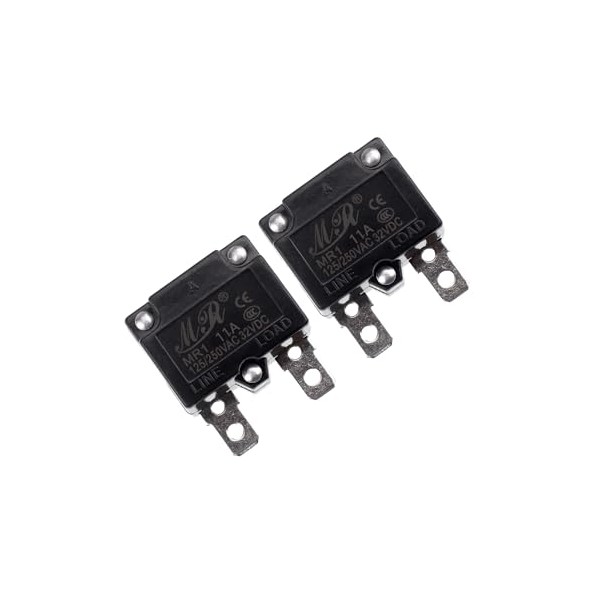 RKURCK RKURCK 11 Amps Thermal Circuit Breakers 125/250VAC 32VDC Automatic