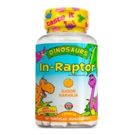 Vitamina C Masticable Para Niños 60 Tabletas In-raptor Kal