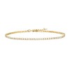 PAVOI 14K Gold Plated Charm Link Flat Gold Anklets for