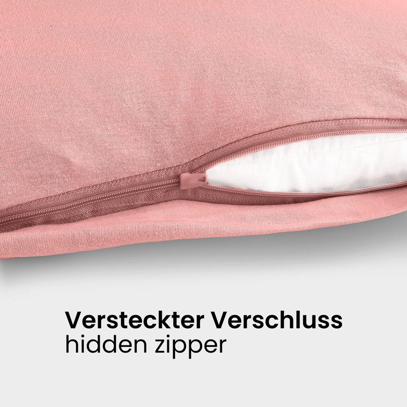 BaSaTex Double Pack Cotton Renforcé Cushion Cover 80 x 80