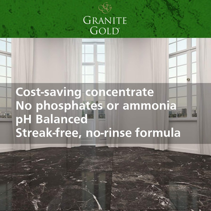 Granite Gold Stone And Tile Floor Cleaner - No-Rinse Deep