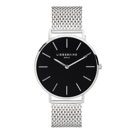 LIEBESKIND Berlin Unisex Adult Analogue Quartz Watch, silver/black