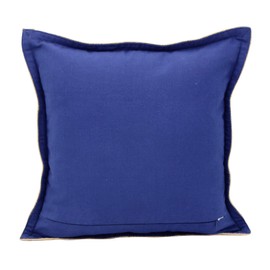 Contempo Lifestyles Nautical Throw Pillow Covers – Beach Pillow Cover for Couch or Bed – 100% Cotton Canvas – 18 x 18 Inch – Various Sea Creatures 3D Printing (18x18 Pillow Cover, Navy/White Turtle)