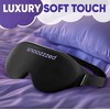 snoozzzed Memory Foam 3D Sleep Mask - Fits all Sizes,