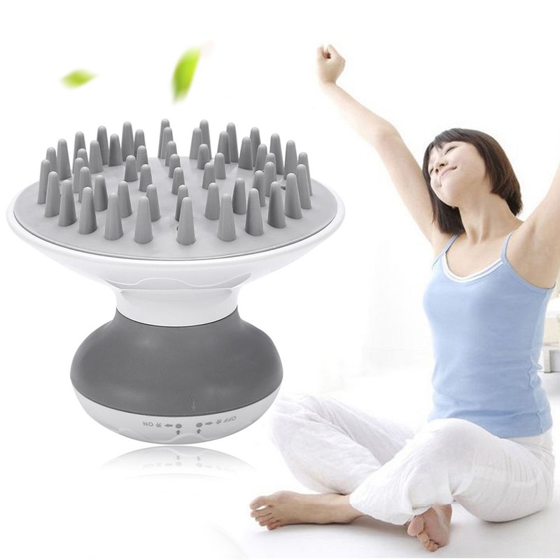Electric Head Massager Anti Static Scalp Relaxation Stress Relief Hair