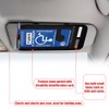 XINLIYA Car Handicap Placard Holder, Vehicles Sun Visor Disabled Parking