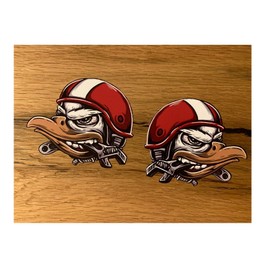24/7stickers #682 / 2 x Eagle Sticker 9 x 7.5 cm Racing Biker Motorcycle Sticker Tank Oldtimer Oldschool Vintage Custom Bike