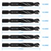 6-Piece 12-24NC Combination Drill Tap Countersink Bit Set SAE, Made