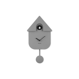 Karlsson Modern Cuckoo Wall Clock - Grey (KA5768GY)