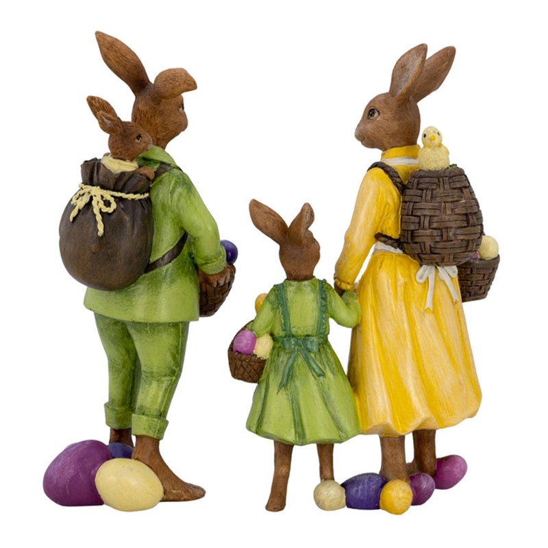 H.Bauer jun. Large Decorative Rabbit Figures Artificial Stone – Standing