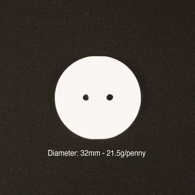 Shelver Coated Lead Penny Weights, Curtain Weights (50 x 21.5g