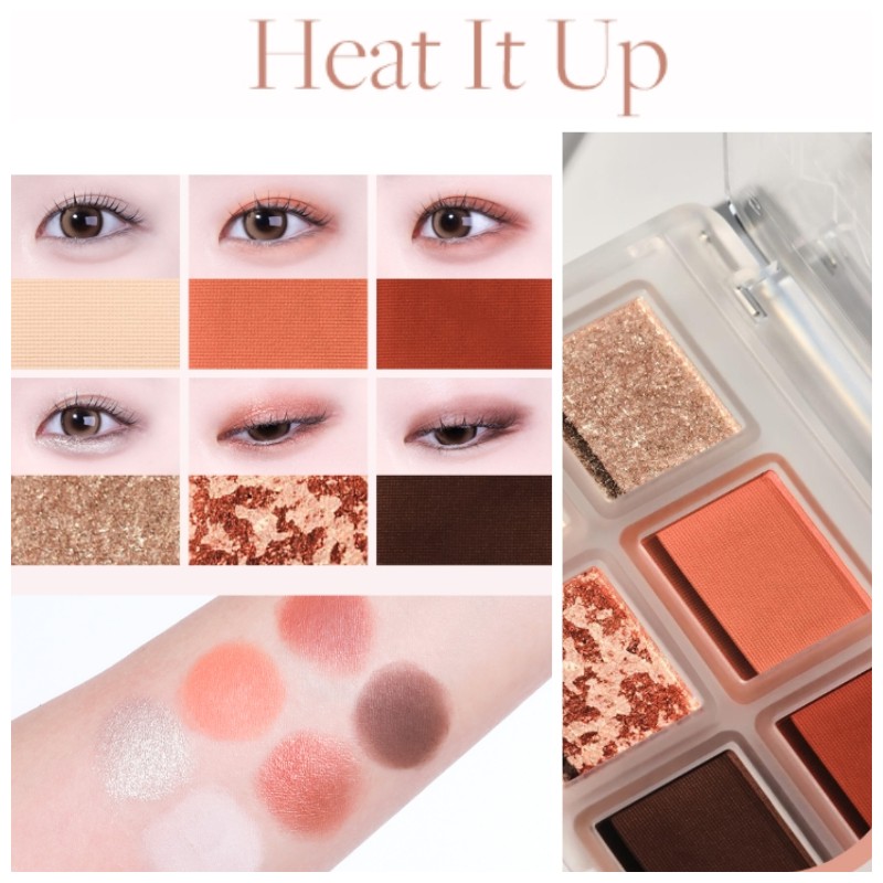 CATRICE Tiny Treasures Eyeshadow Palette 4.2g, Shade:030 Heat It Up