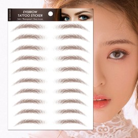 Eyebrow Stickers, Eyebrow Stickers, Eyebrow, Permanent Makeup, Eyebrow Tattoos, Natural Hair, Eyebrow Stickers, Non-fading, Waterproof, Unisex, Natural Tint, Permanent Dropping Eyebrow Marking, Cosmetics, Brown, 50 Pairs