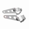 Ymiko Motorcycle Headlight Brackets 26mm, 2pcs Stainless Steel Adjustable Motorcycle