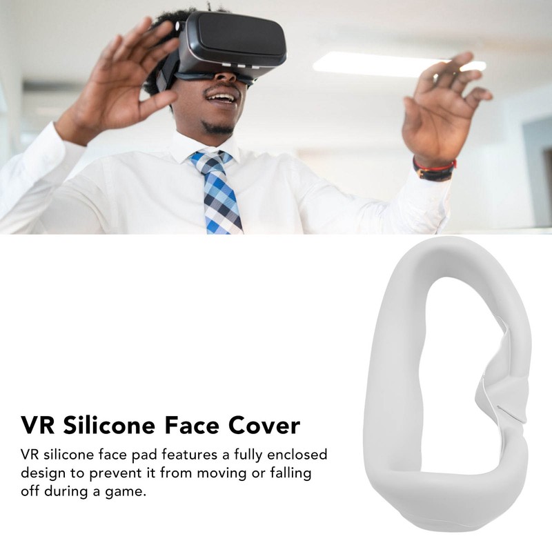 VR Silicone Face Cover Waterproof Washable Soft VR Face Pad