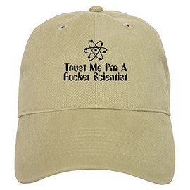 CafePress Trust Me I'm A Rocket Scientist Cap Unique Adjustable Baseball Hat Khaki