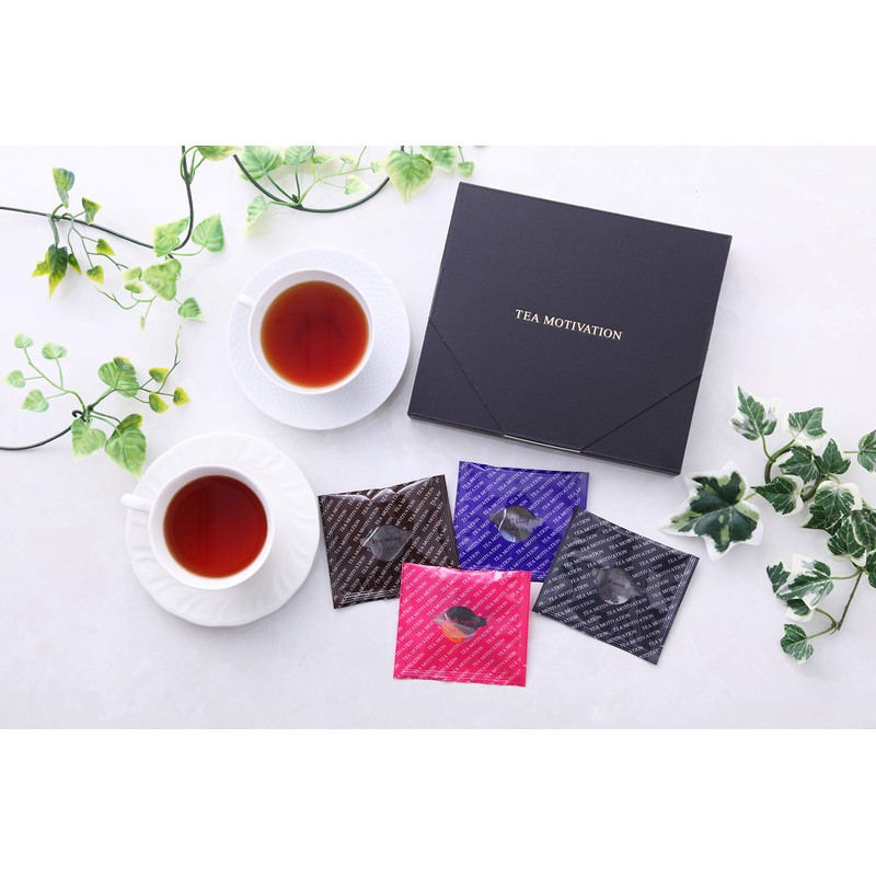 TEA MOTIVATION Tea Gift, Tea Gift, Tea Bags, 4 Types,