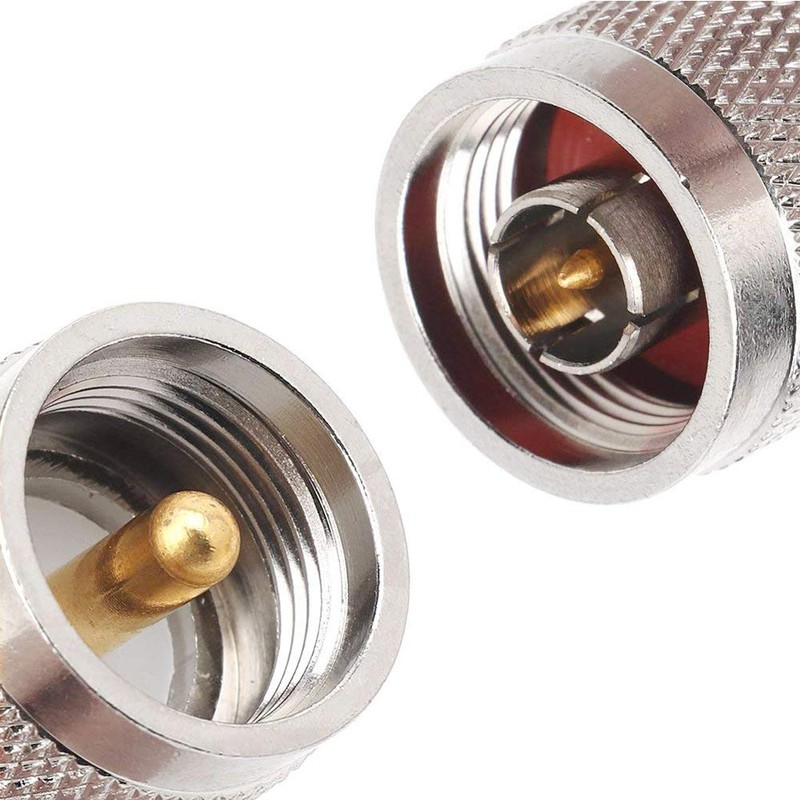 TengKo N Plug to UHF PL-259 PL259 Plug Coaxial Adapter