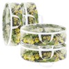 Ram® Clear Wreath Storage Christmas Wreath Garlands Storage Bag With
